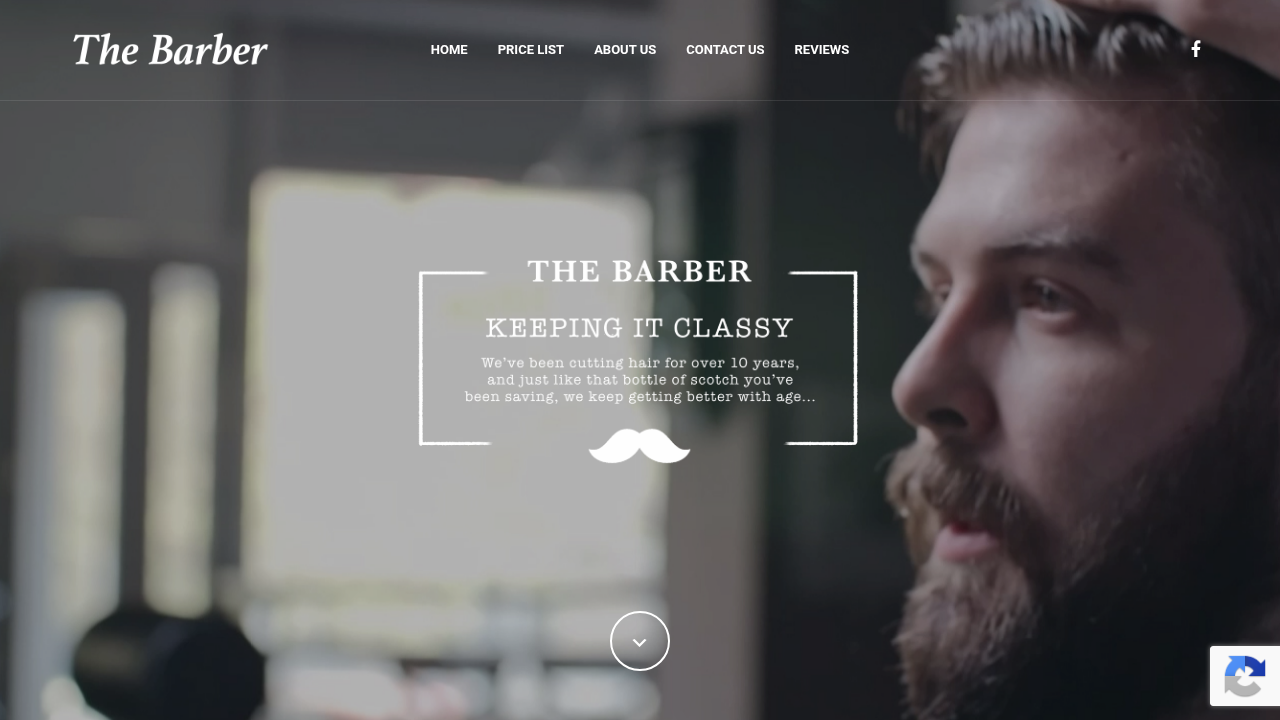 Harrogate Barber website